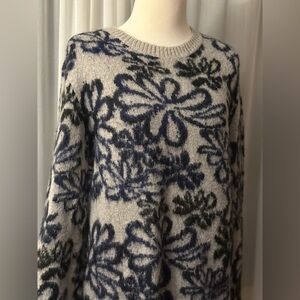 ASOS Gray and Blue Sweater